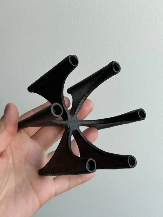 Dansk Designs Denmark Vintage Cast Iron Fiesta Tiny Taper Candle Holder MCM - Picture 4 of 12